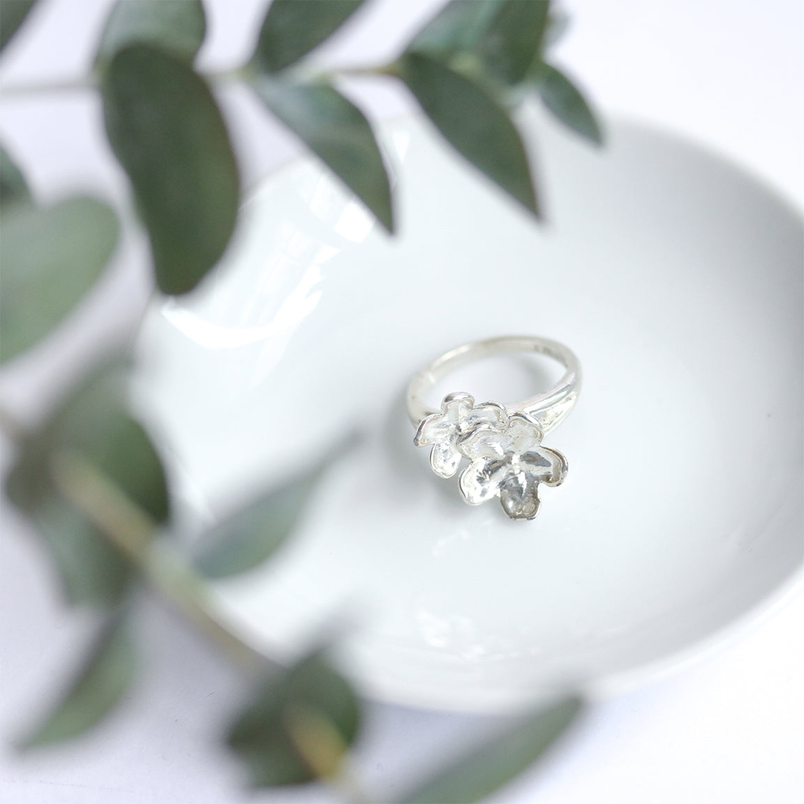 Anillo Floral con 2 flores
