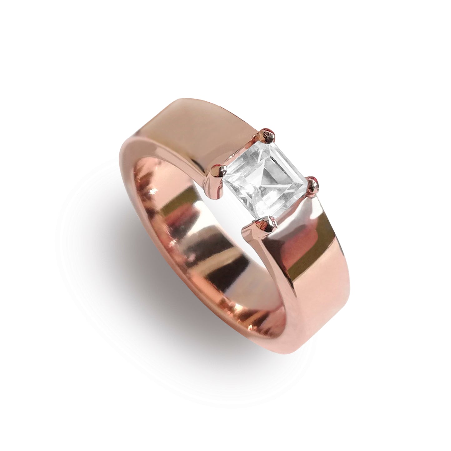 Anillo Azafrán con zirconia