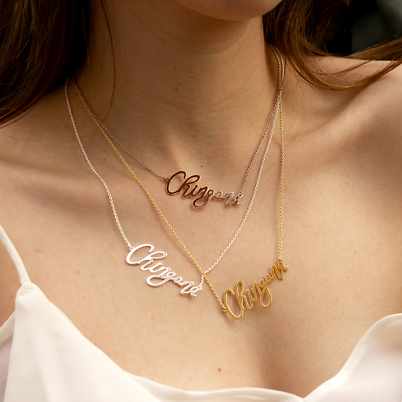 Collar Chingona de plata
