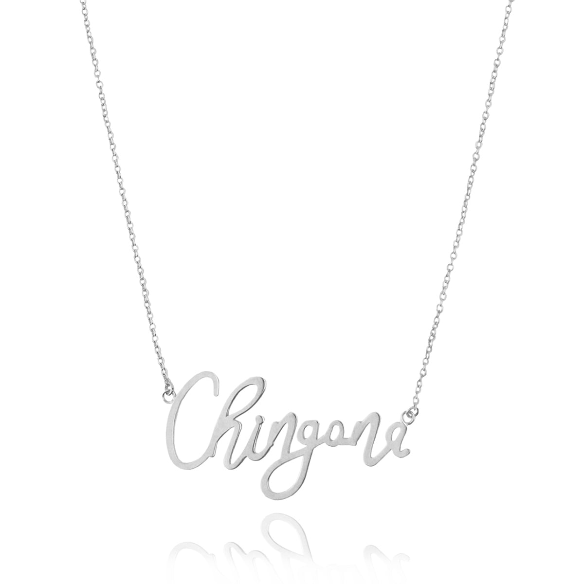 Collar Chingona de plata