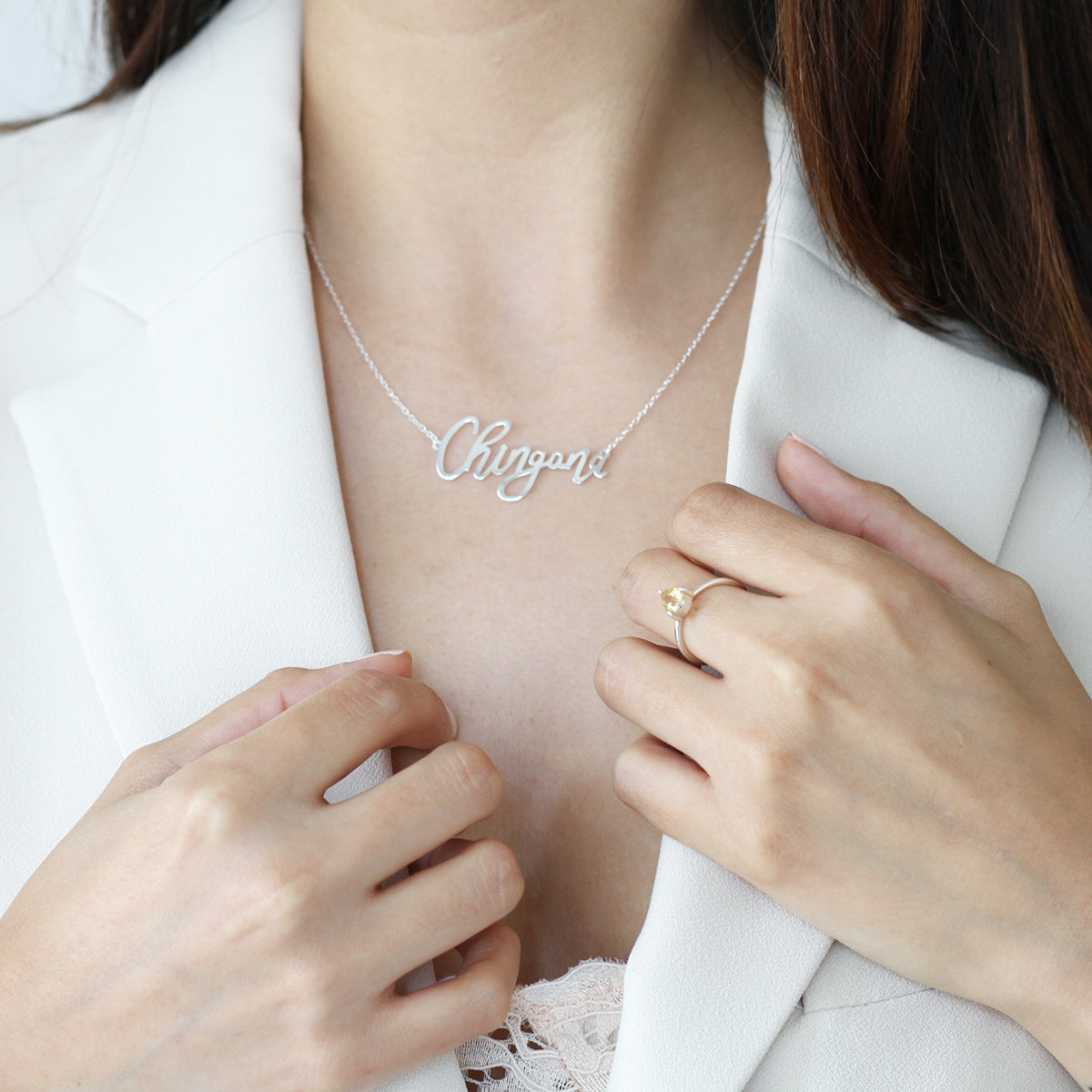 Collar Chingona de plata