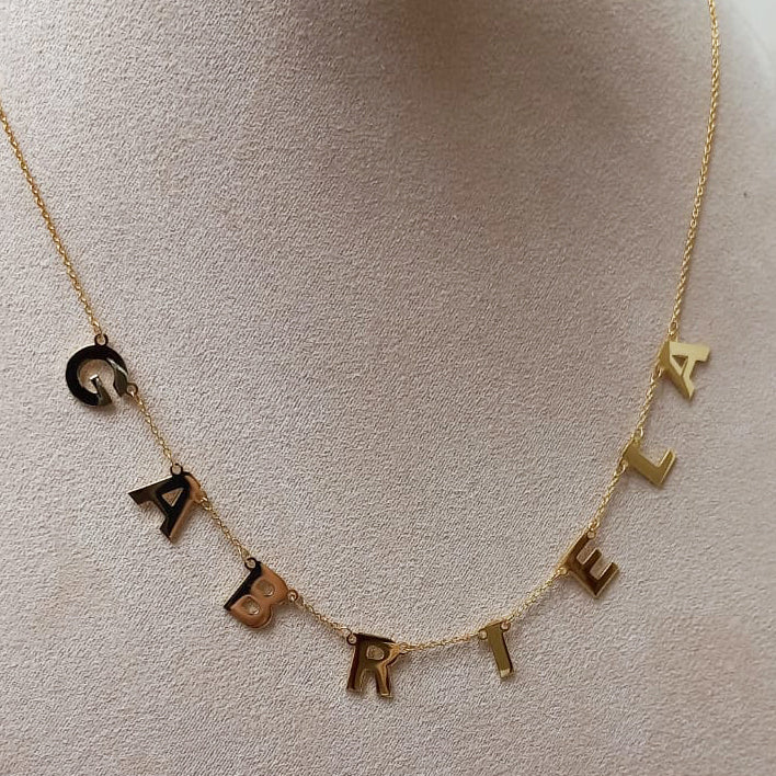 Collar Alma de nombre con 6 a 9 letras