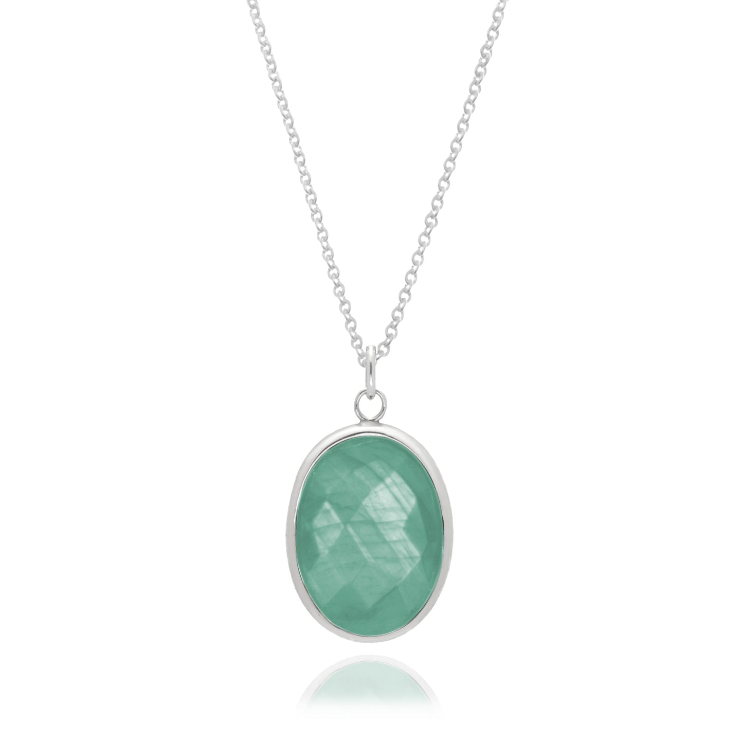 Dije Terra de aventurina y plata