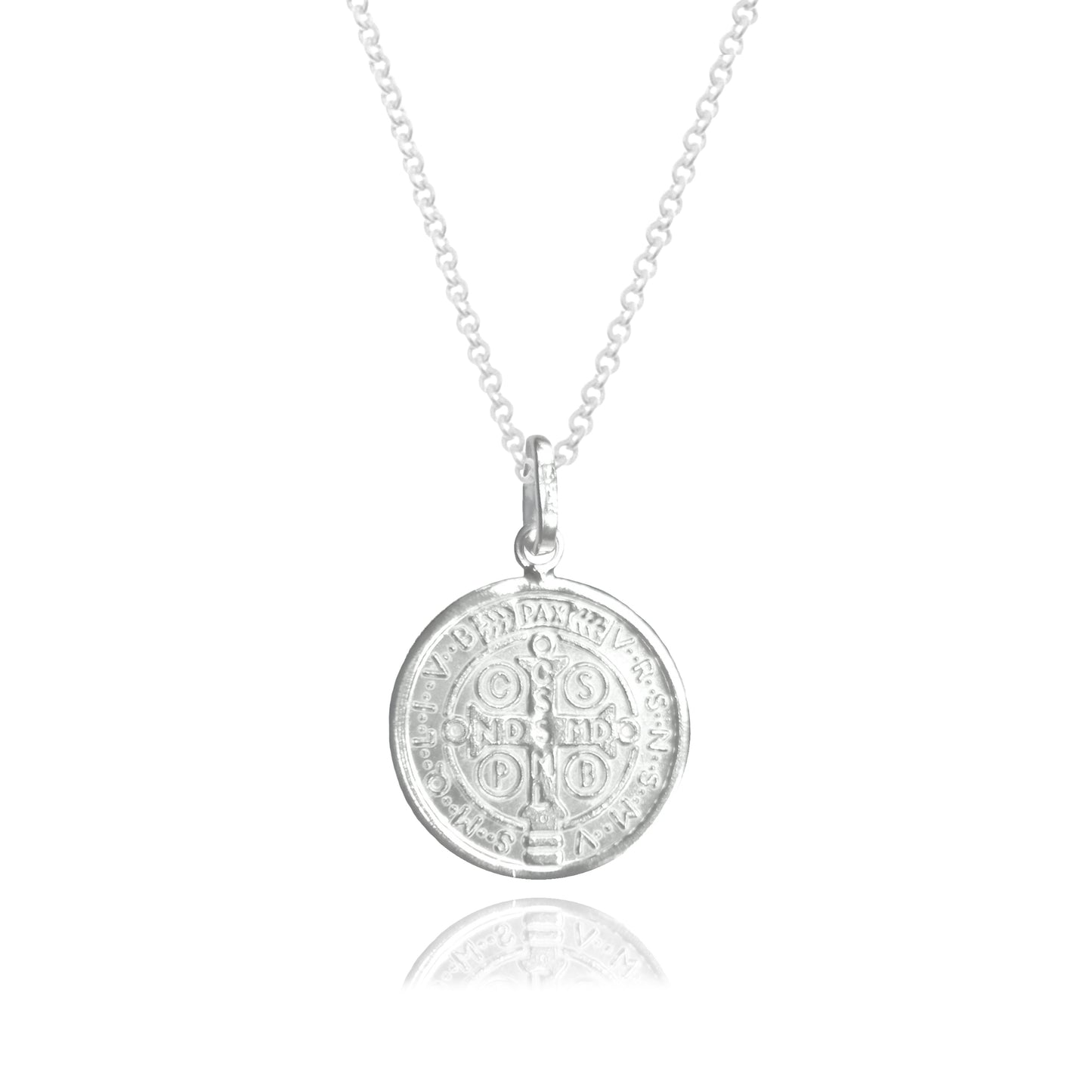 Medalla San Benito de plata