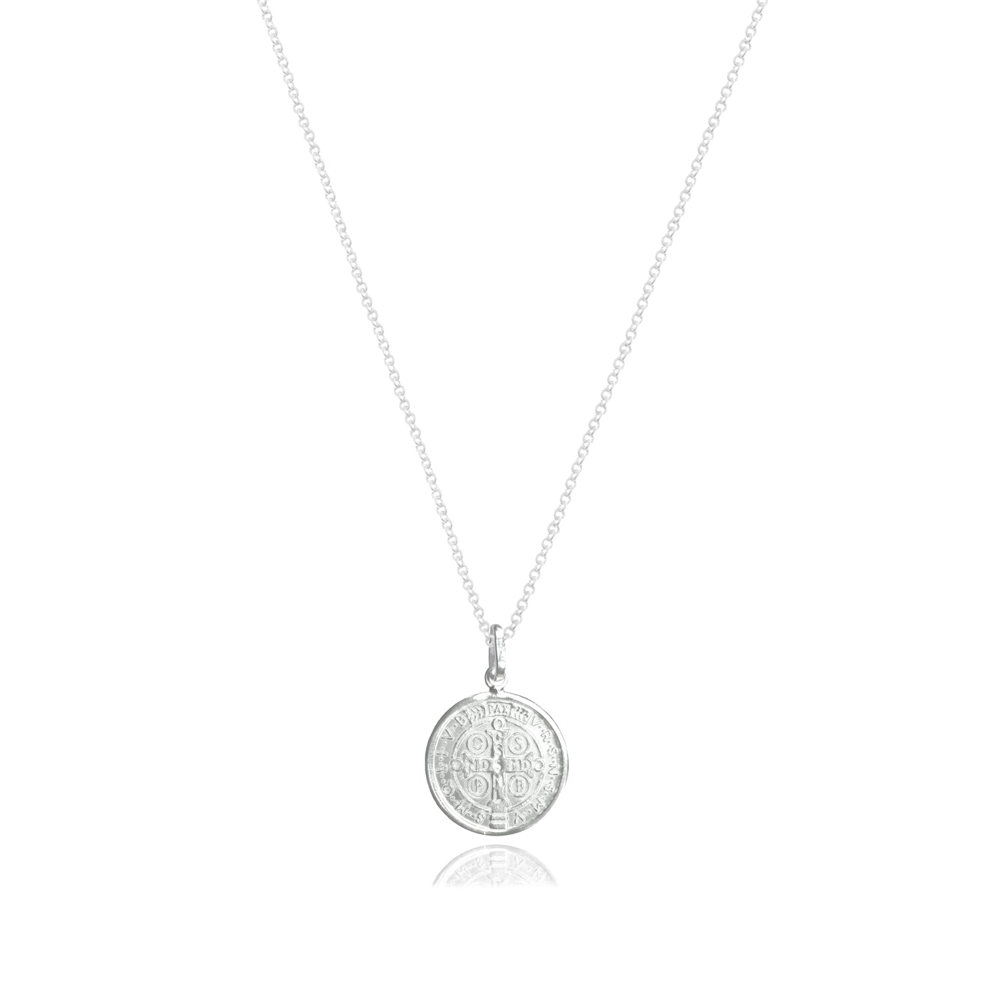 Medalla San Benito de plata