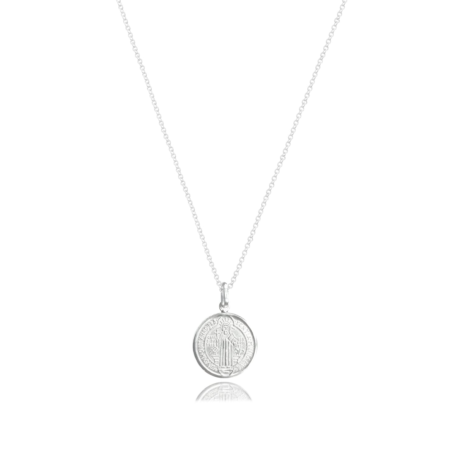 Medalla San Benito de plata
