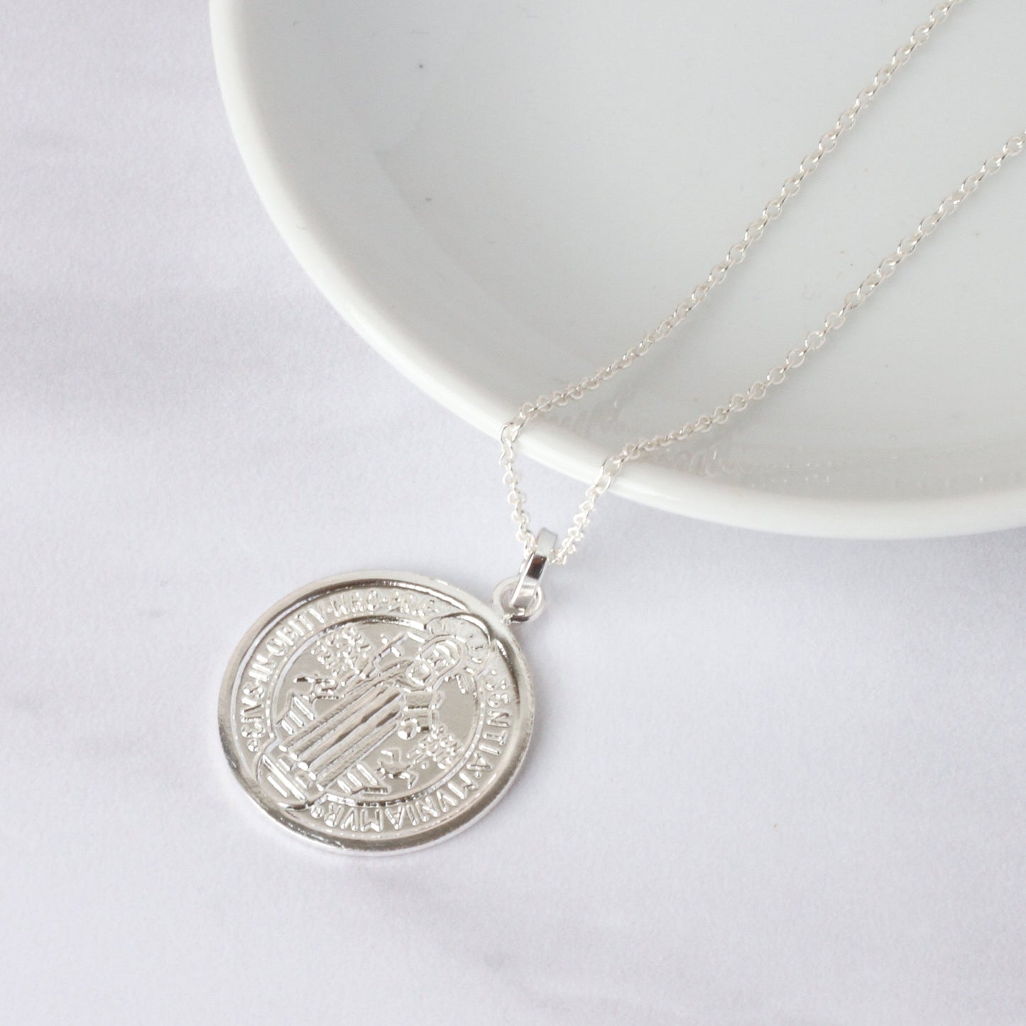 Medalla San Benito plata