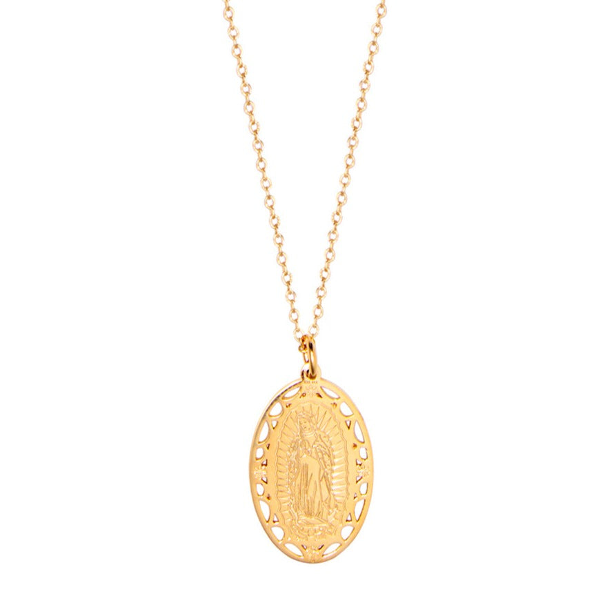 Medalla Nube Virgen de Guadalupe de plata