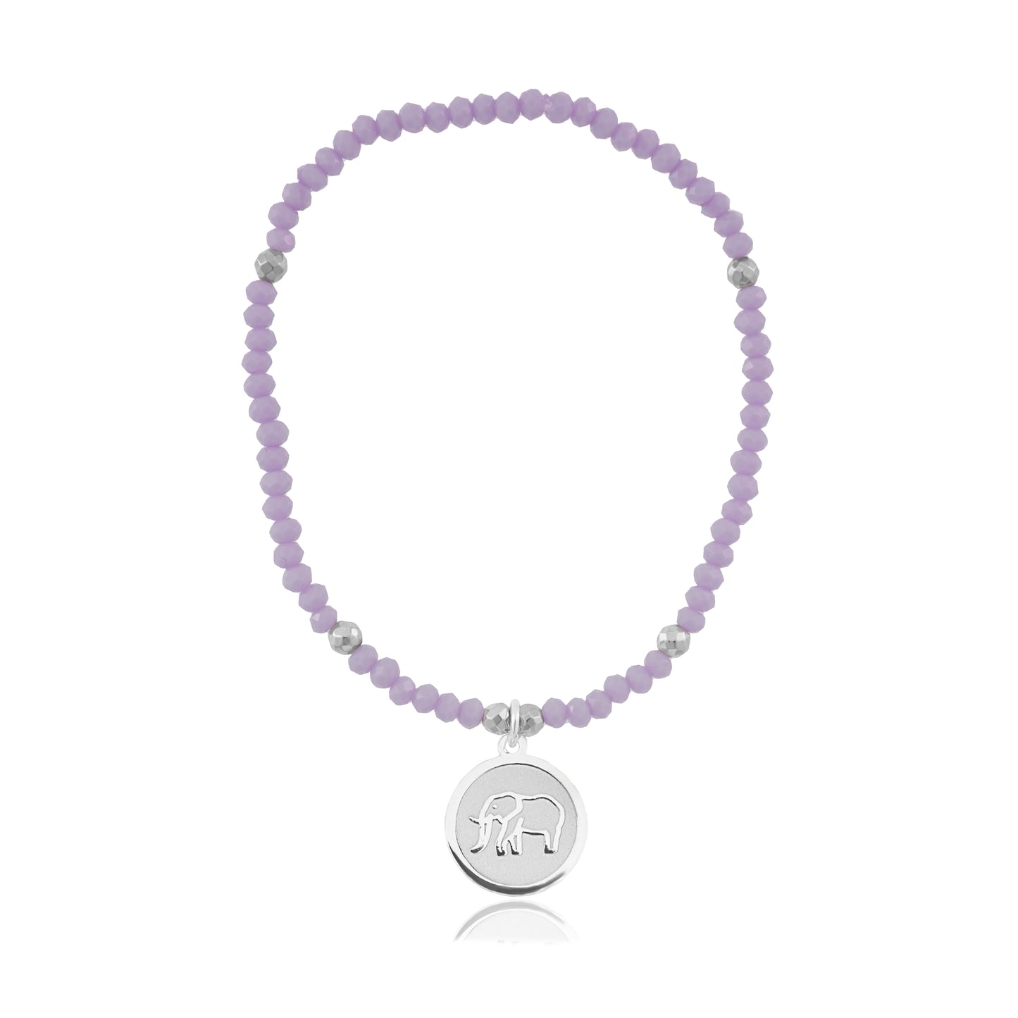 Pulsera elástica Resiliencia con charm elefante