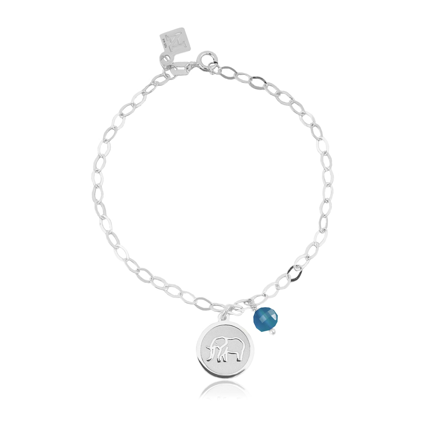 Pulsera cadena Resiliencia con elefante