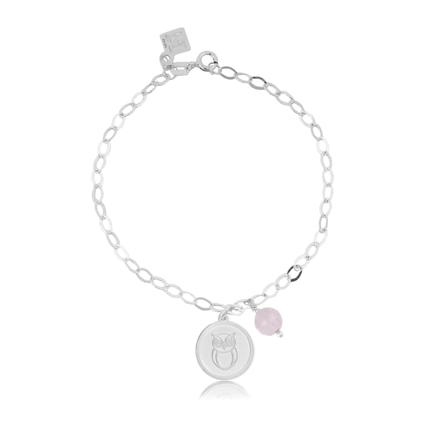 Pulsera cadena Resiliencia con búho