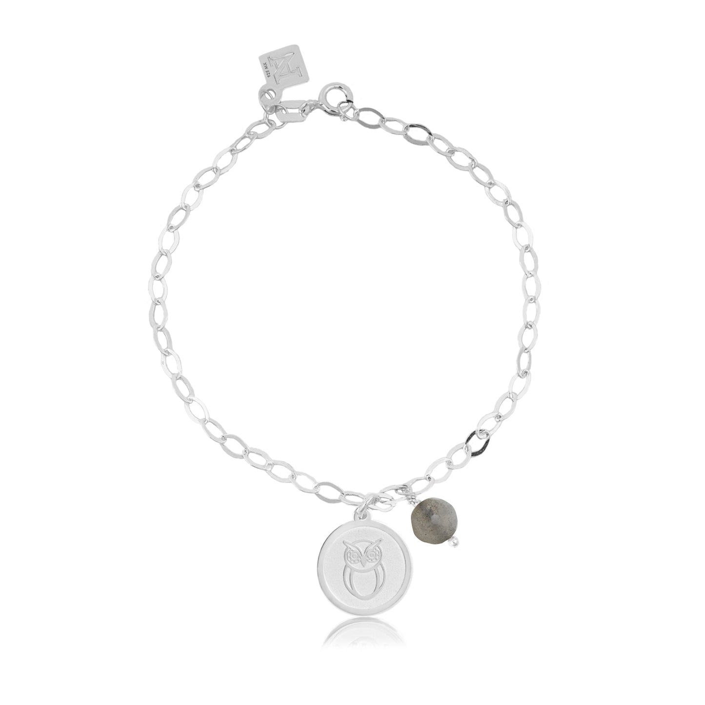 Pulsera cadena Resiliencia con búho