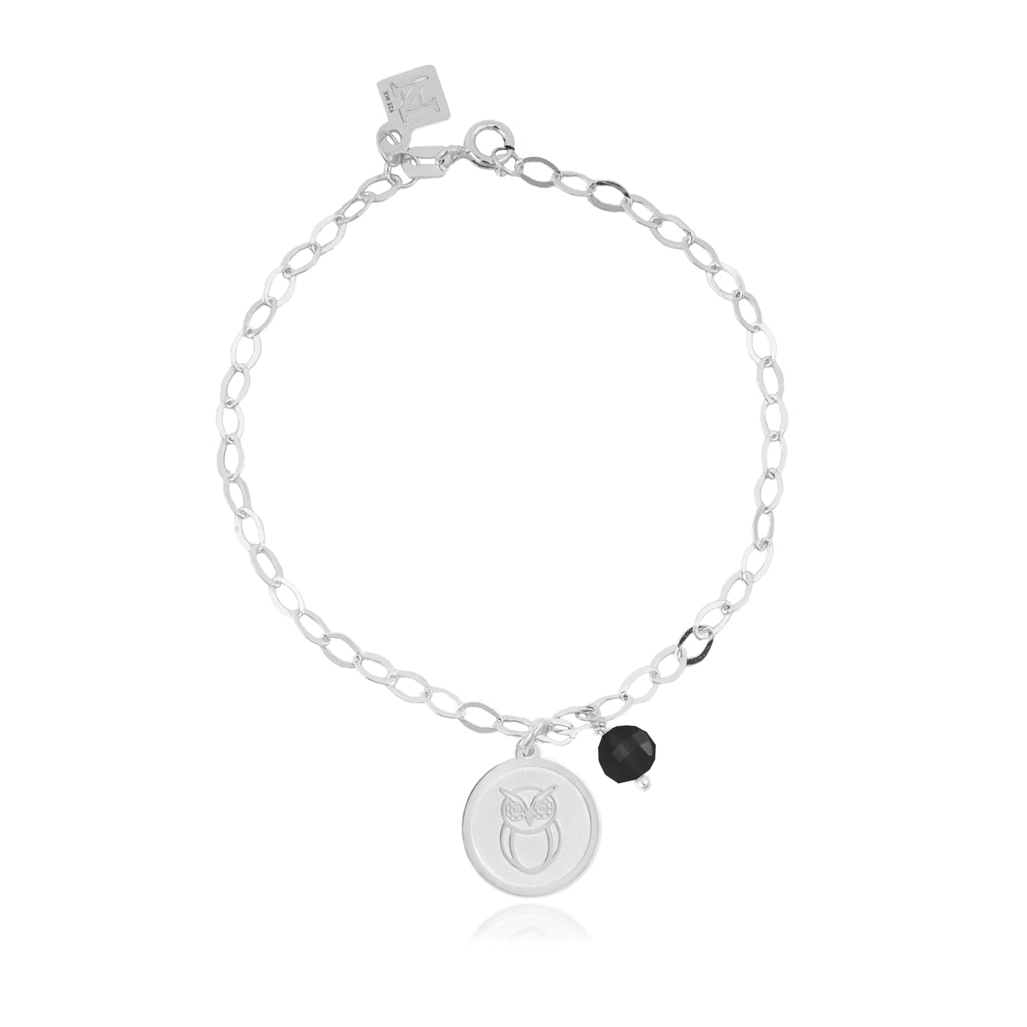 Pulsera cadena Resiliencia con búho