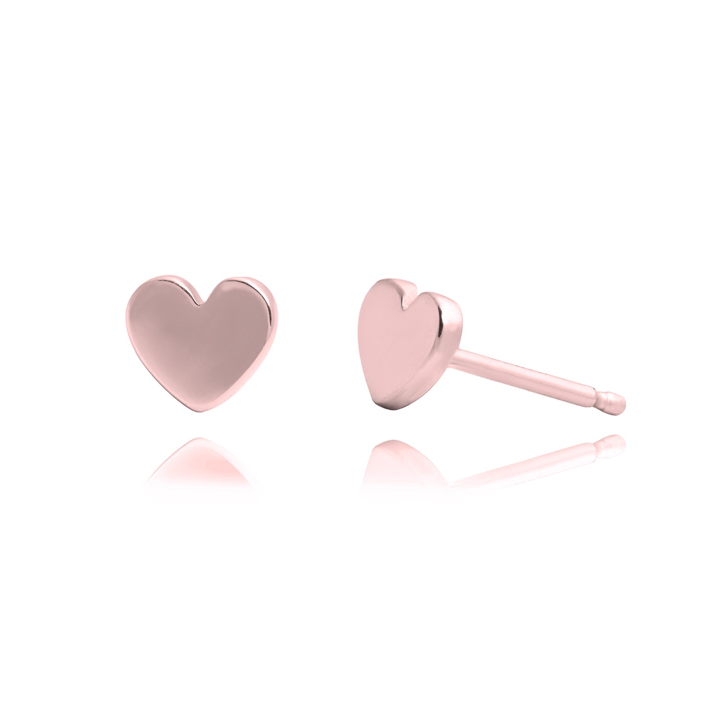 Broqueles corazón Amore de plata