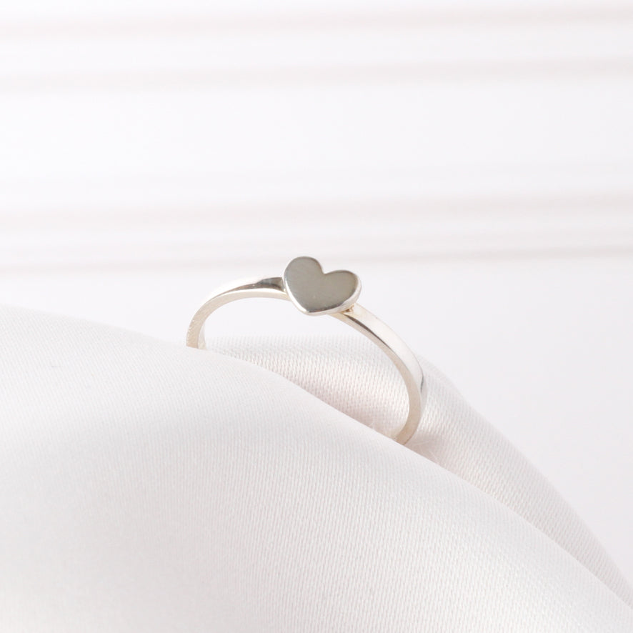Anillo corazón Amore de plata