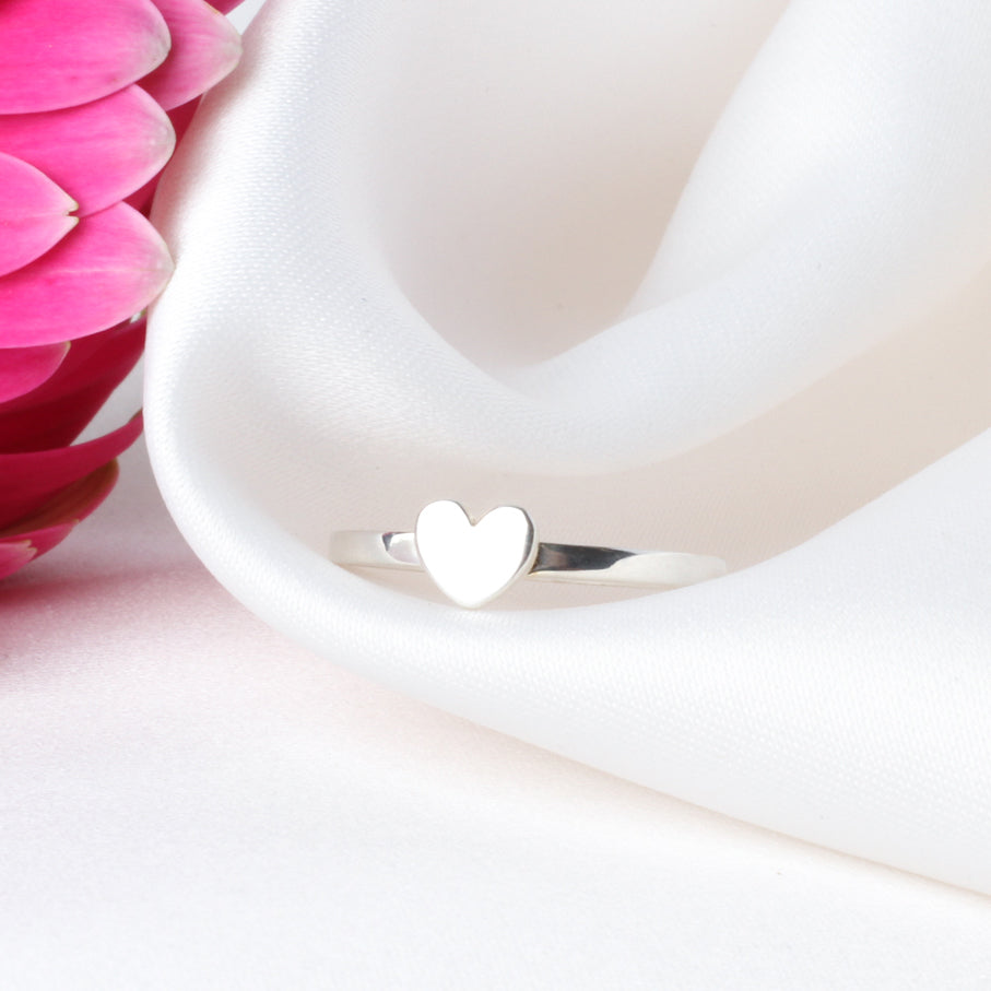 Anillo corazón Amore de plata