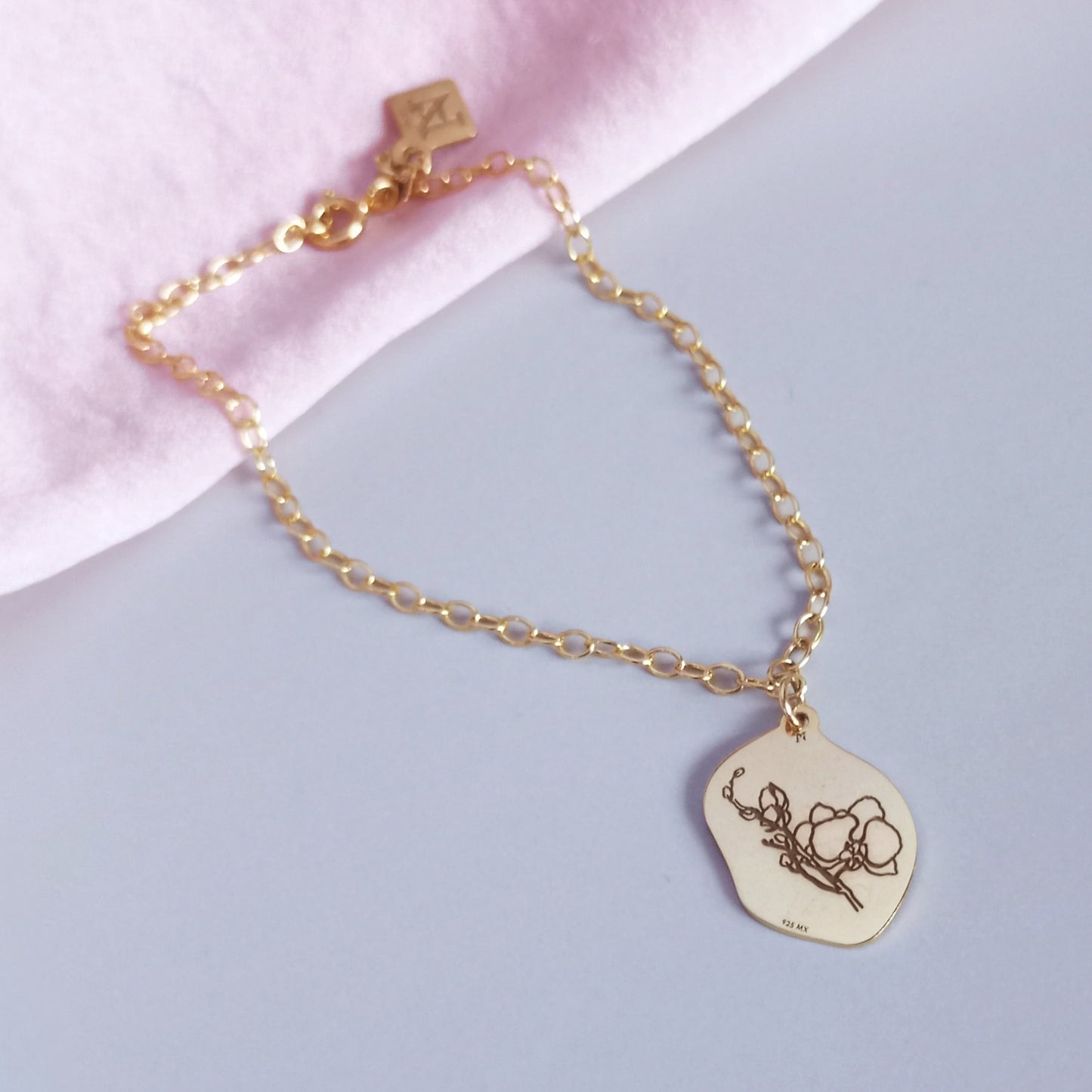 Pulsera orquídea Amor Natural