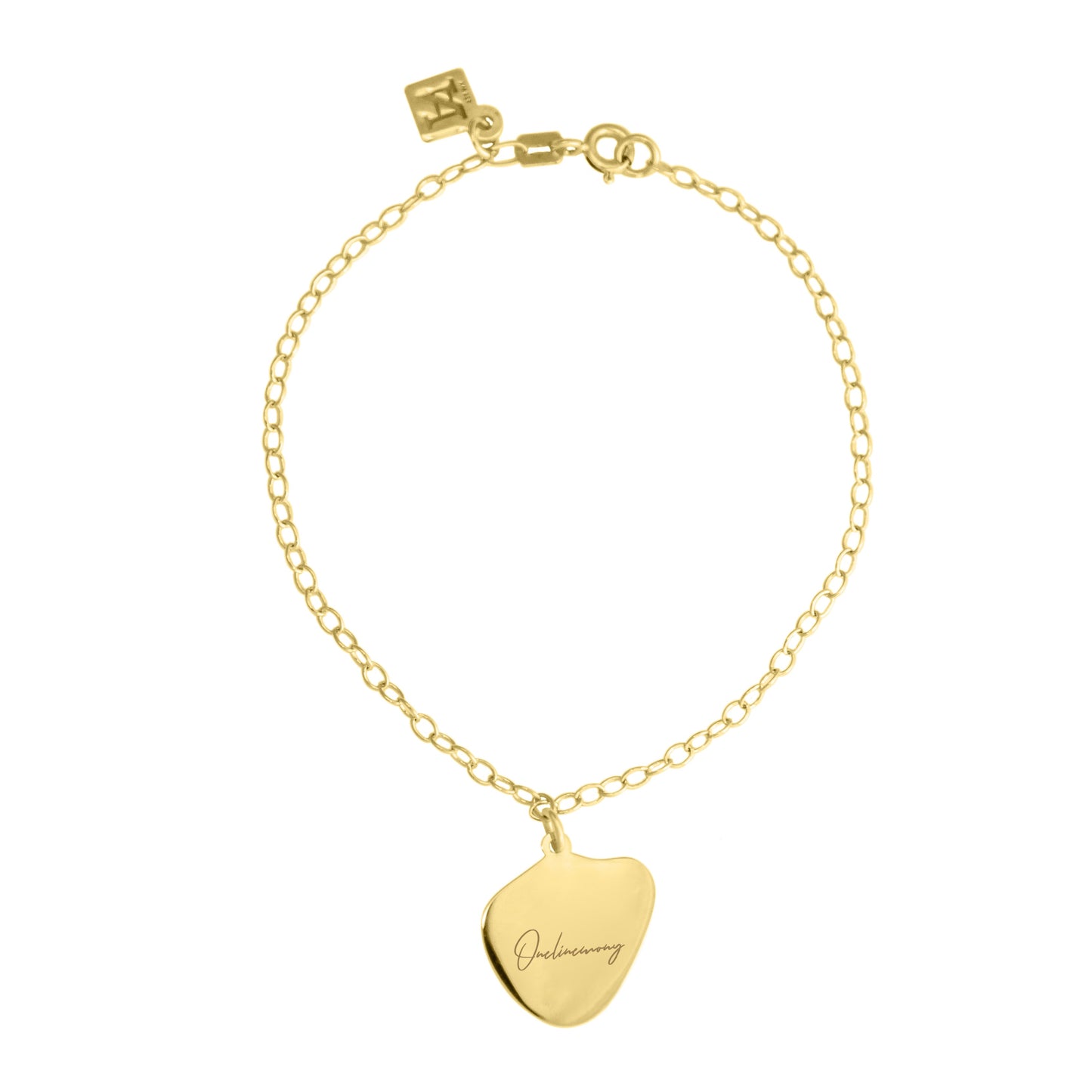 Pulsera colibrí Amor Natural de plata con baño de oro