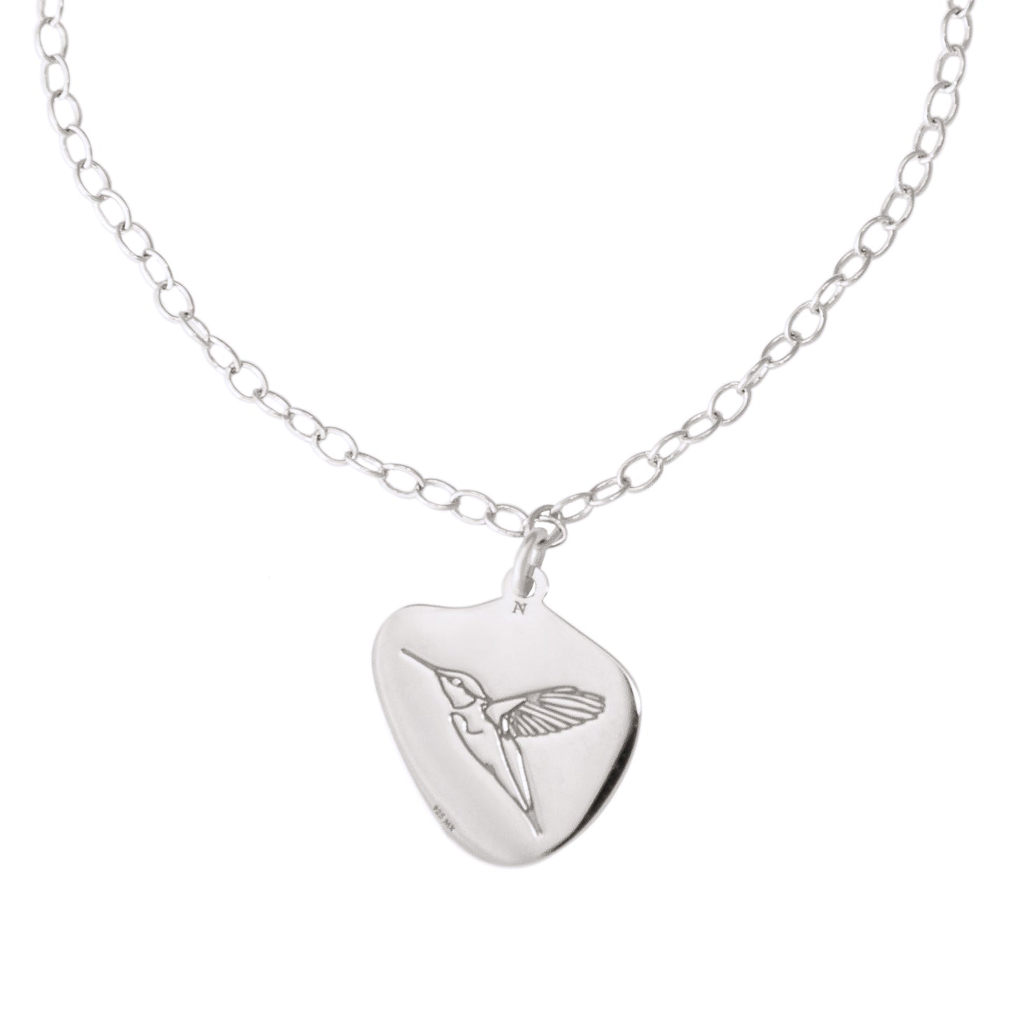 Pulsera colibrí Amor Natural de plata