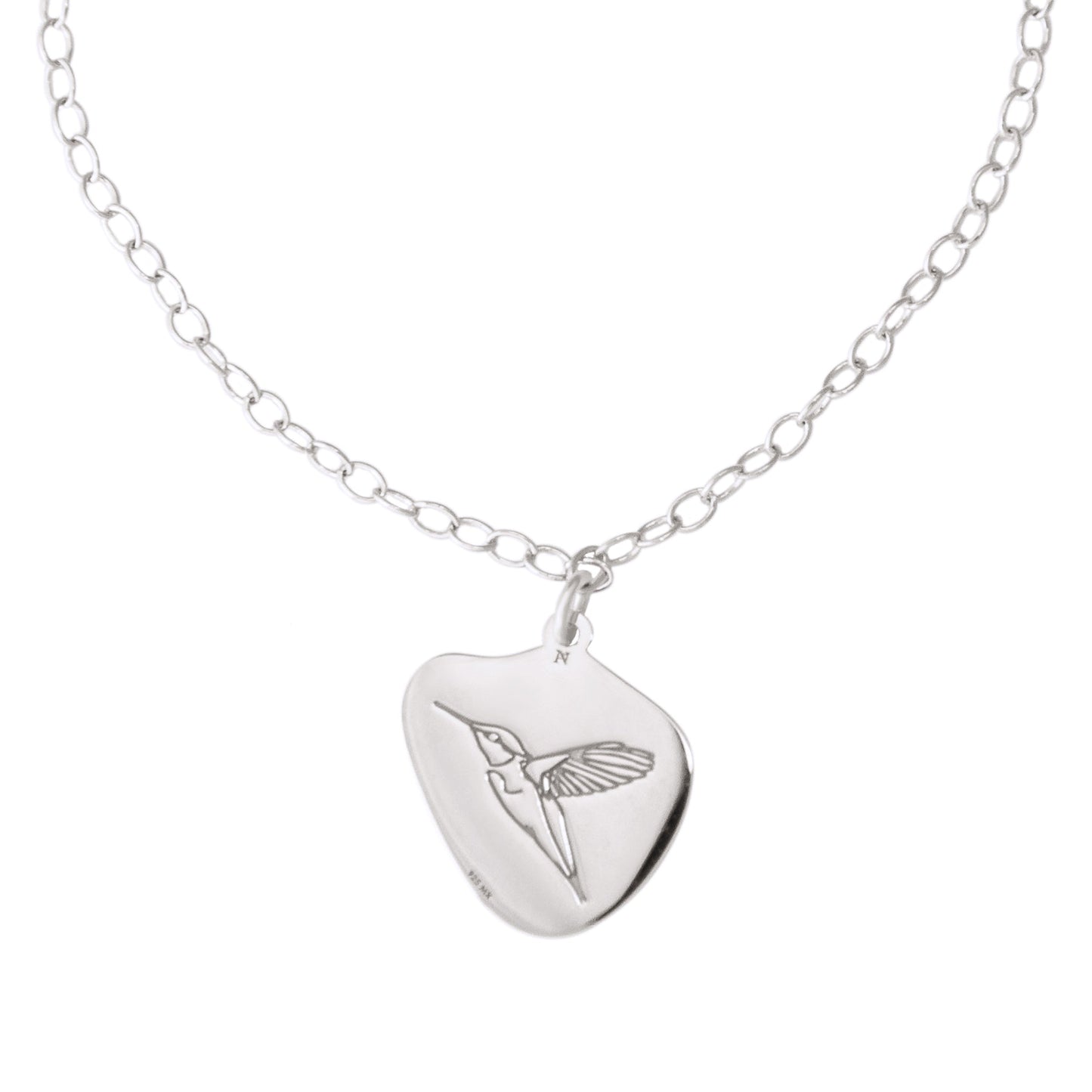 Pulsera colibrí Amor Natural de plata