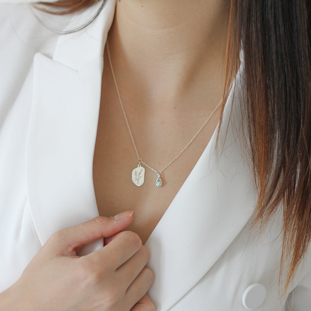 Collar lavanda Amor Natural