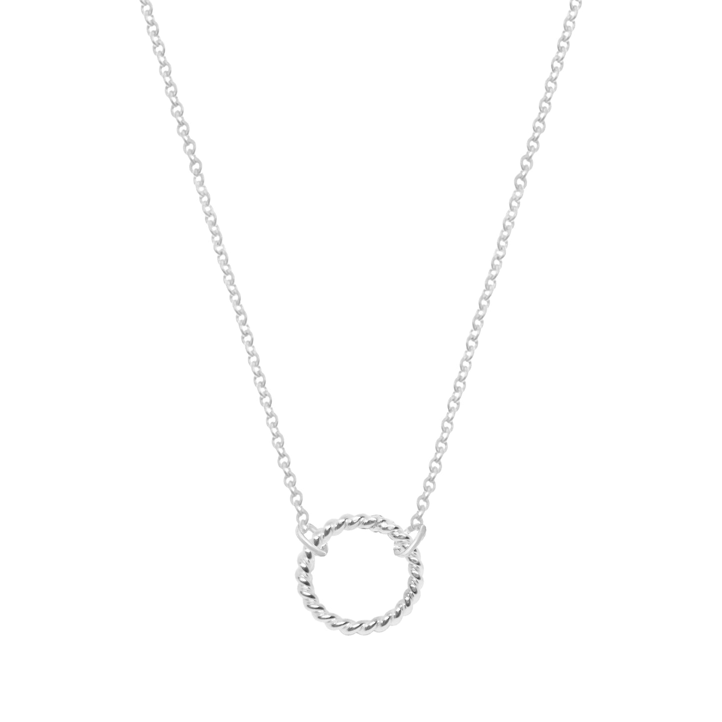 Collar Bejuco chico con cadena de plata