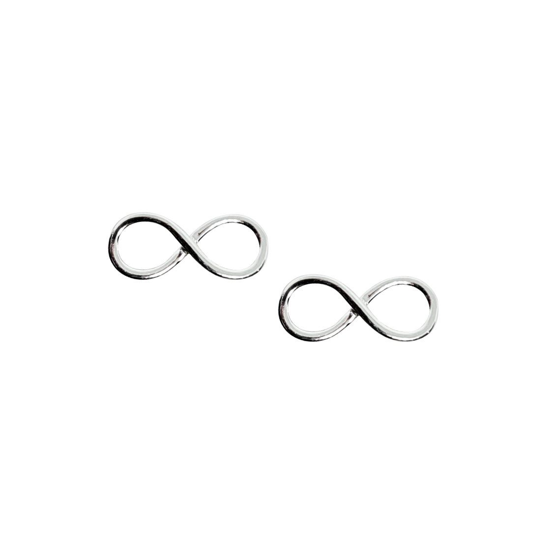Broqueles Infinito mini de plata