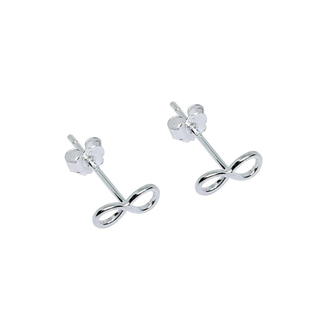 Broqueles Infinito mini de plata