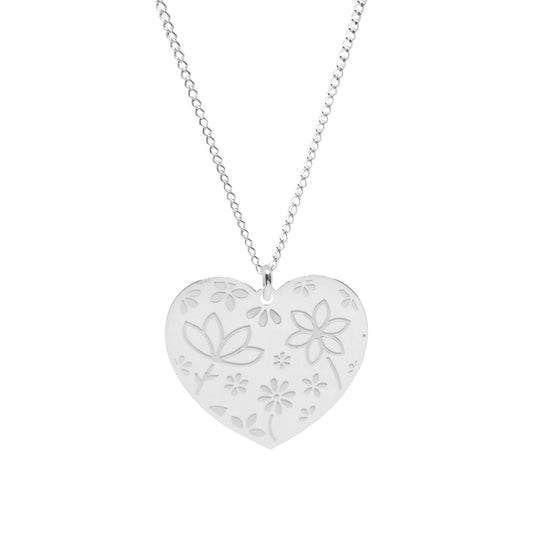 Dije corazón Querer de plata