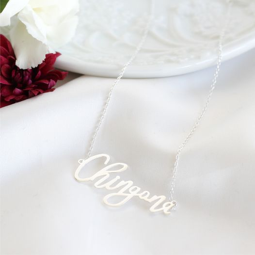 Collar Chingona de plata
