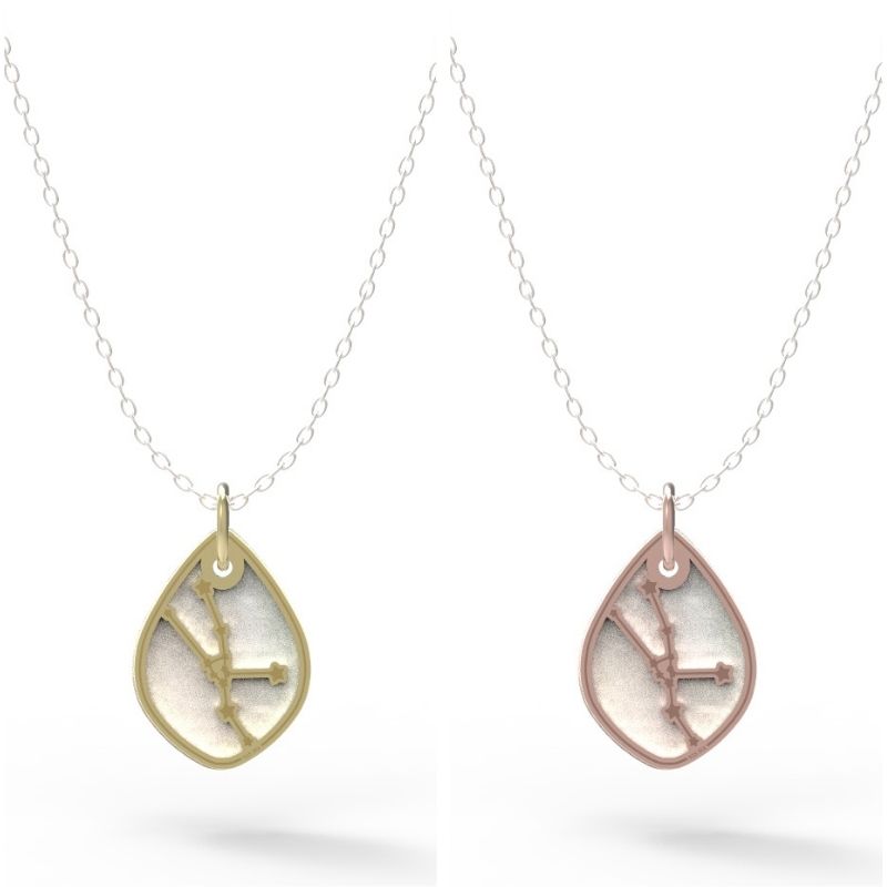 Dije Constelación zodiaco Tauro de plata