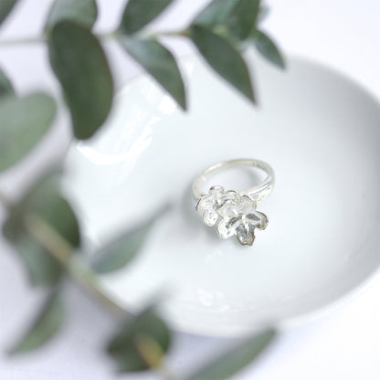 Anillo Floral con 2 flores