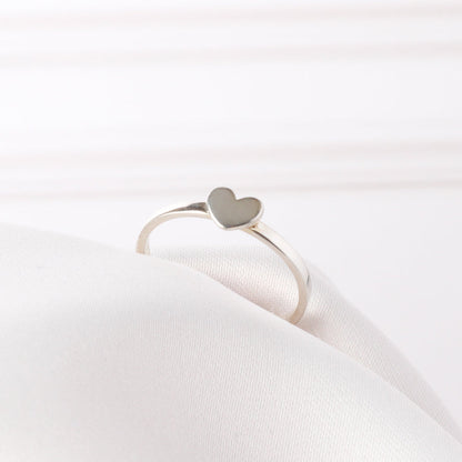 Anillo corazón Amore plata