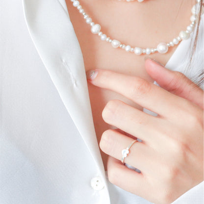 Anillo corazón Amore plata