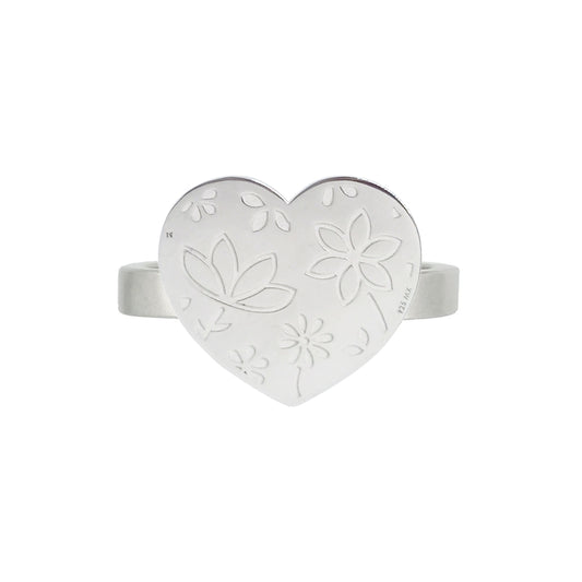 Anillo Querer corazón de plata