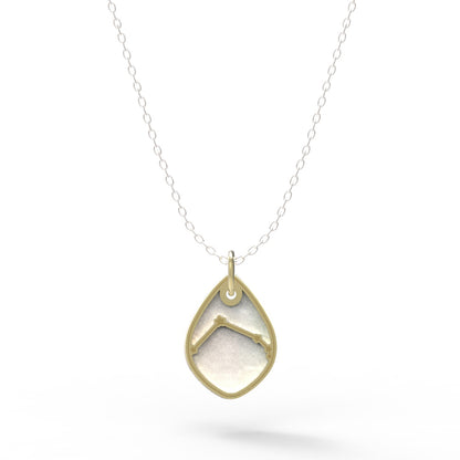 Dije Constelación zodiaco Aries de plata
