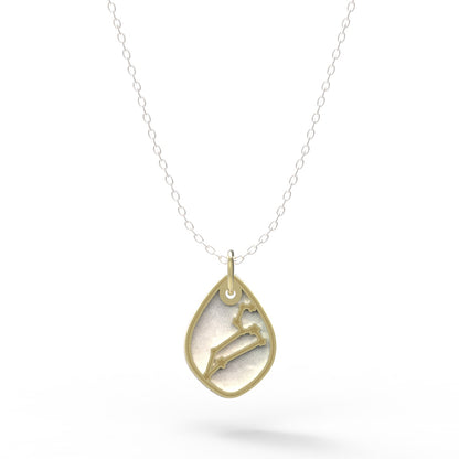 Dije Constelación zodiaco Leo de plata